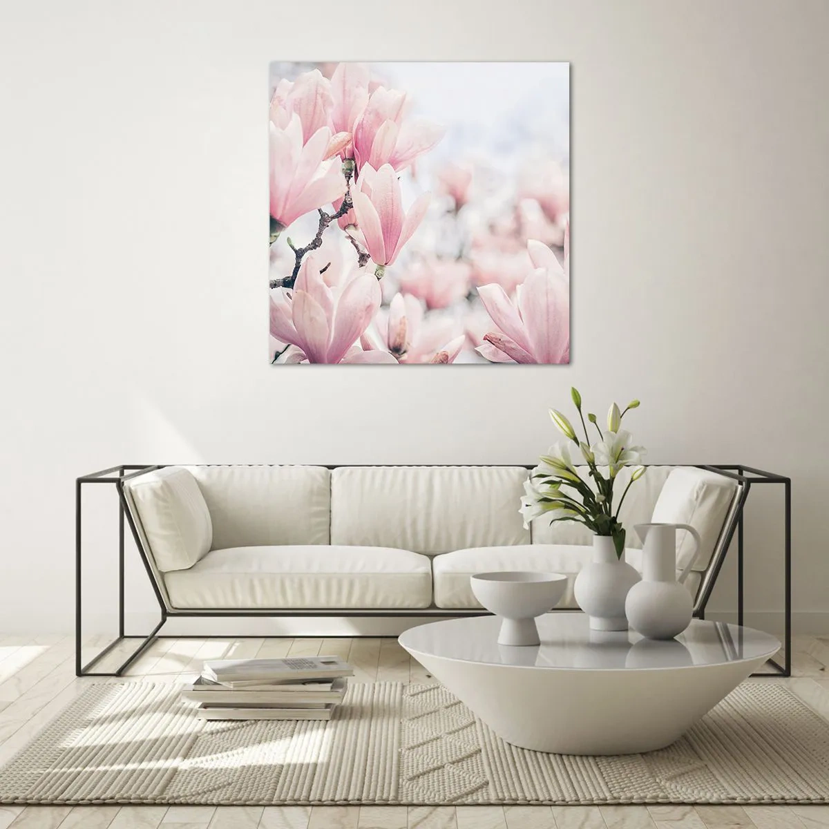 Glastavla - Bild på glas - Perfekt subtilitet - 70x70 cm