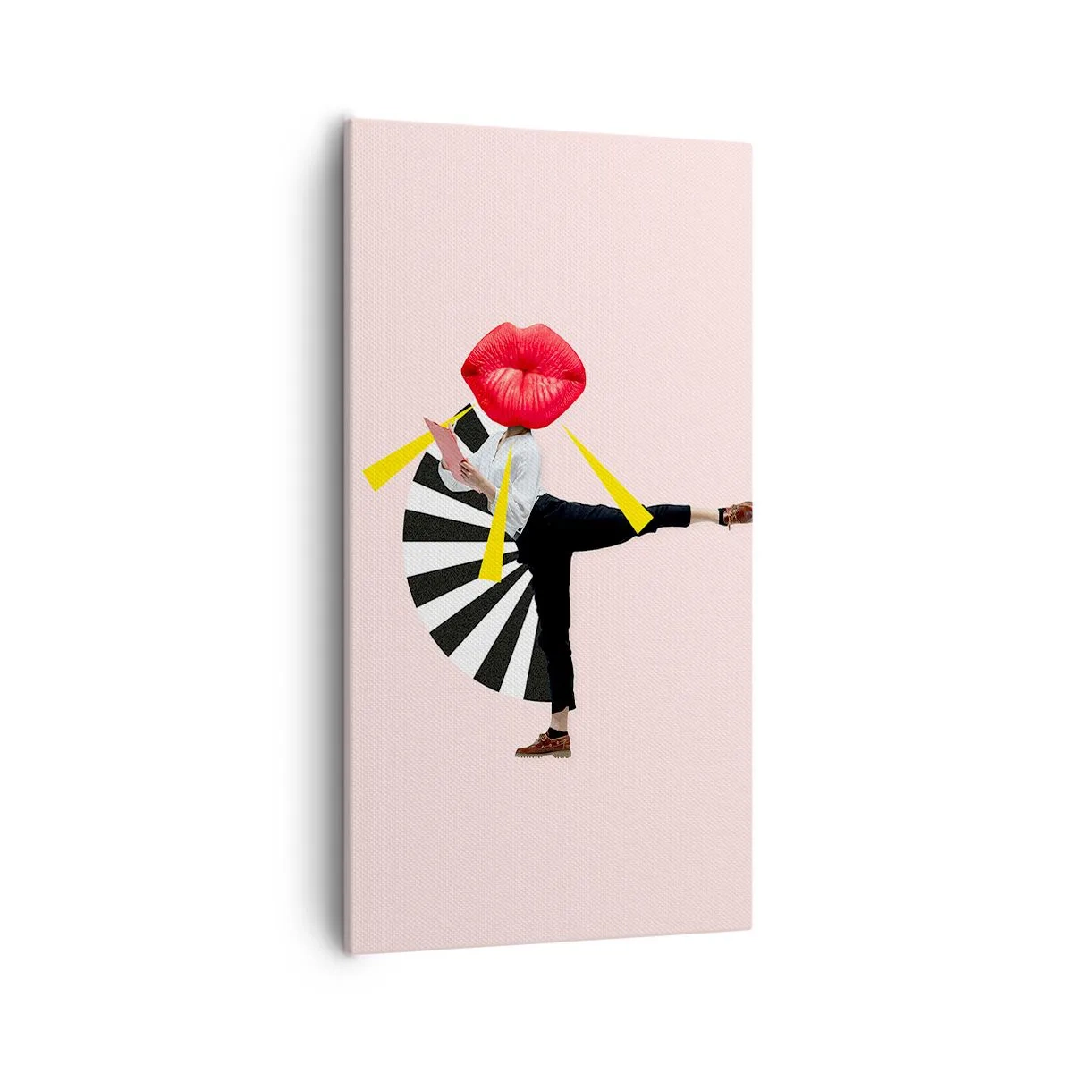 Canvastavla - Bild på duk - Surrealistisk pop-art - 55x100 cm