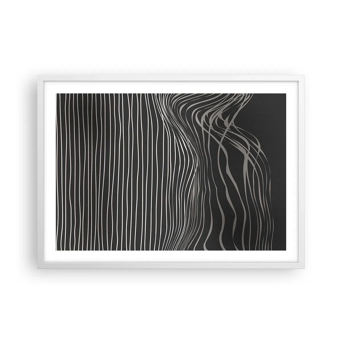 Affisch i vit ram - Rytm och accent - 70x50 cm