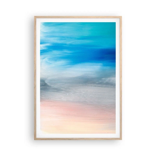 Affisch i ram av ljusek - Element: luft - 70x100 cm