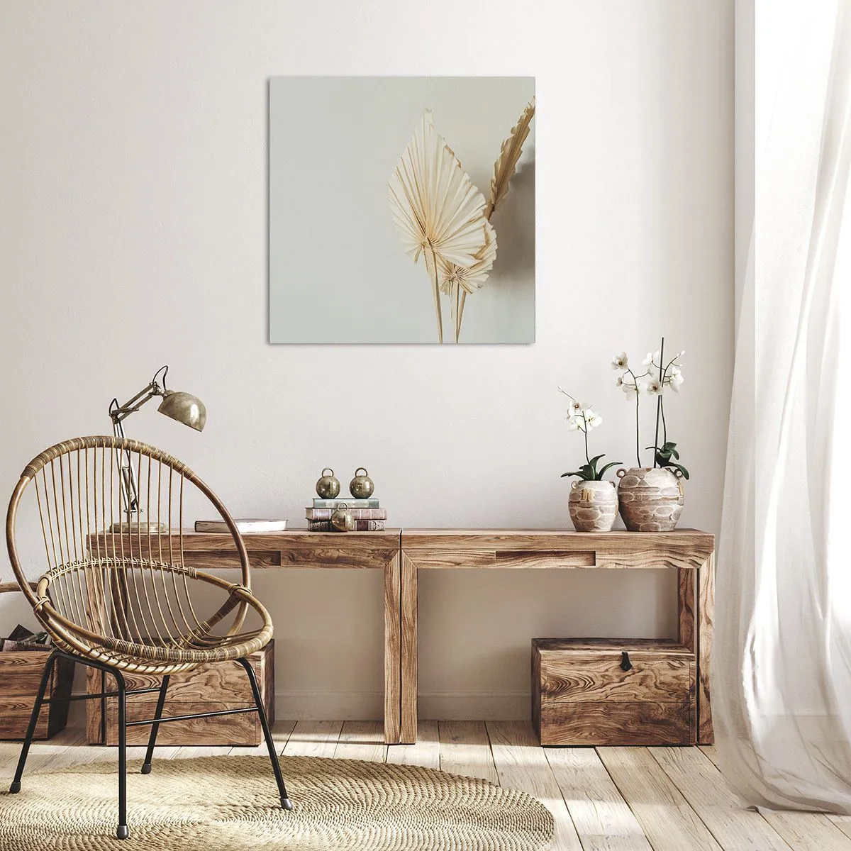 Canvastavla - Bild på duk - När du behöver stillhet - 60x60 cm