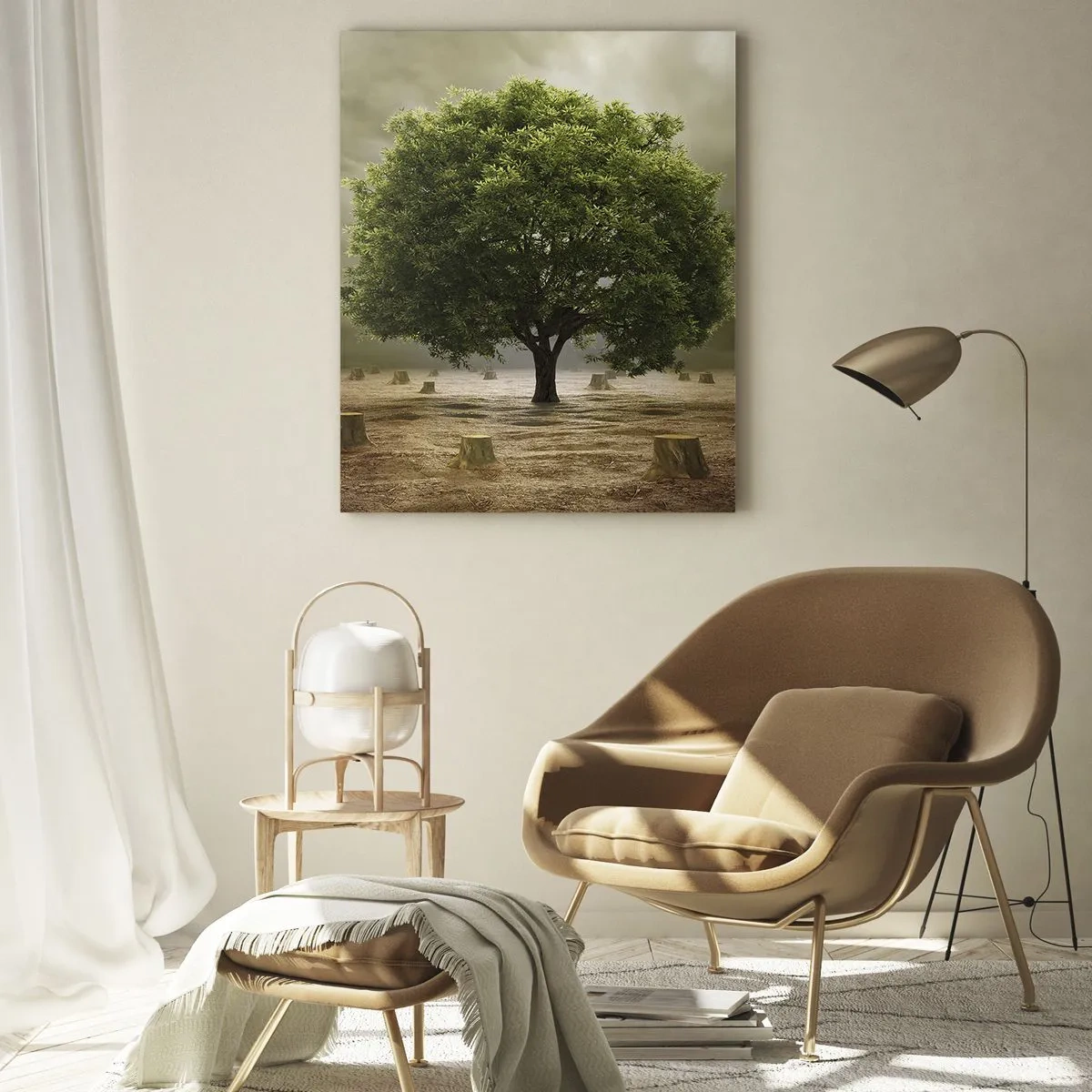 Glastavla - Bild på glas - Hela hoppet - 70x100 cm