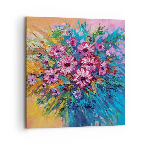Canvastavla - Bild på duk - Livets energi - 50x50 cm