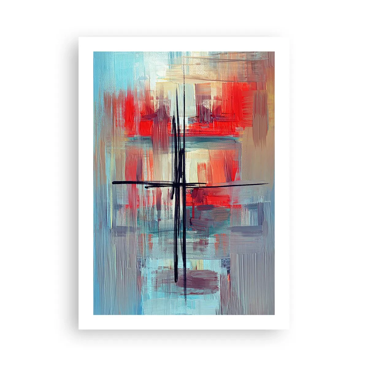 Affisch - Landskap i en okänd dimension - 50x70 cm