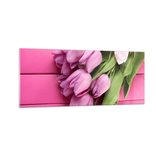 Glastavla - Bild på glas - Just för dig - 100x40 cm