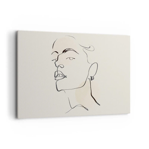 Canvastavla - Bild på duk - Stolt blick - 120x80 cm