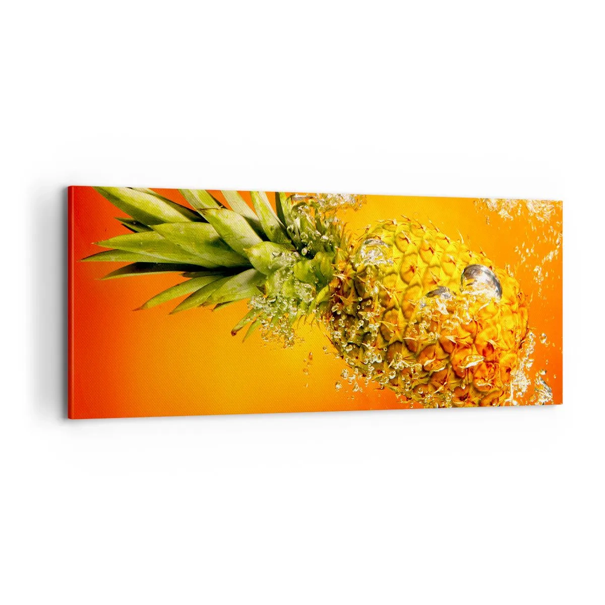 Canvastavla - Bild på duk - Saftig tropisk fräschhet - 100x40 cm