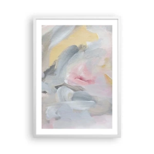 Affisch i vit ram - I en pastellfärgad värld - 50x70 cm
