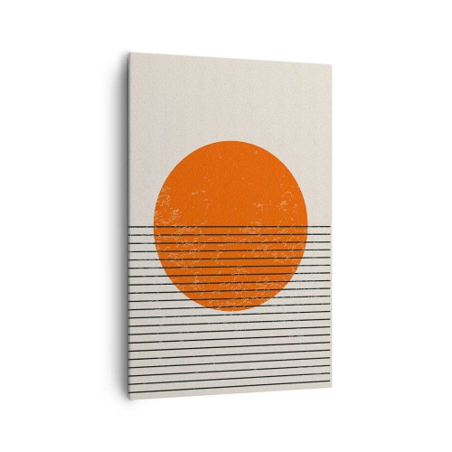 Canvastavla - Bild på duk - Alltid solen - 80x120 cm