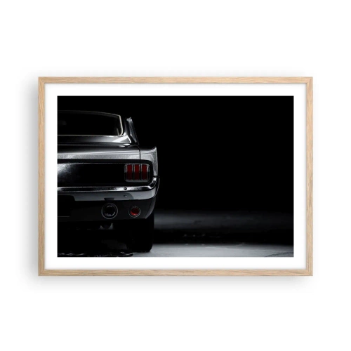 Affisch i ram av ljusek - Klassisk charm - 70x50 cm