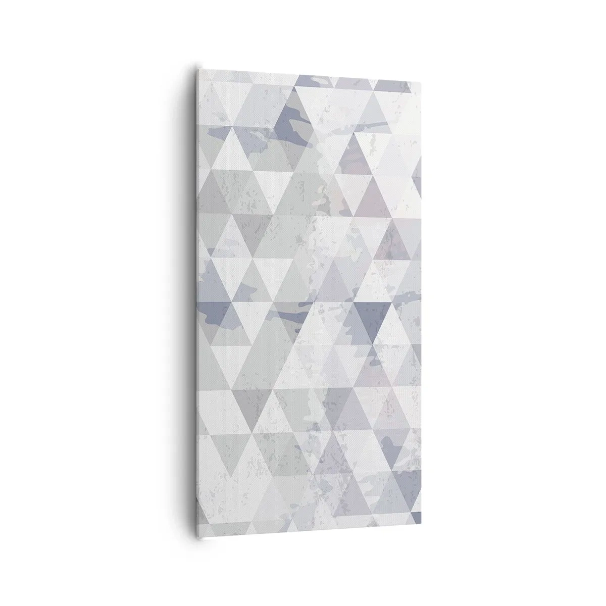 Canvastavla - Bild på duk - Trianglar - 65x120 cm