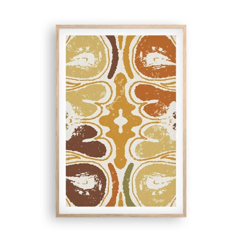 Affisch i ram av ljusek - Sentimental abstraktion - 61x91 cm