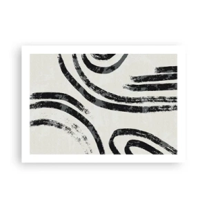 Affisch - Halvstoppad - 70x50 cm