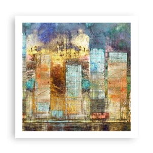 Affisch - Solig metropol - 60x60 cm