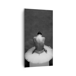 Canvastavla - Bild på duk - Hon blommar ut - 65x120 cm