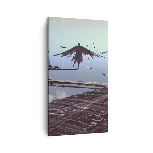 Canvastavla - Bild på duk - Ikaros lever än - 45x80 cm