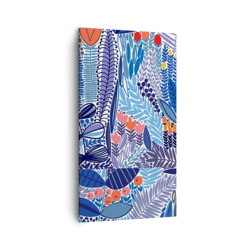 Canvastavla - Bild på duk - Hawaii-trädgård - 45x80 cm