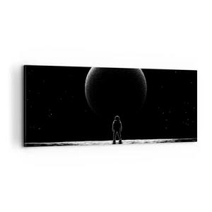 Canvastavla - Bild på duk - Ansikte mot ansikte - 100x40 cm