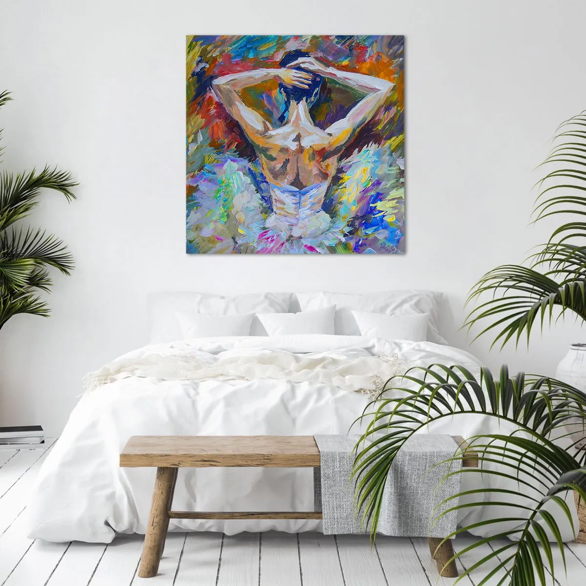 Canvastavla - Bild på duk - Det kan vara allt - 60x60 cm