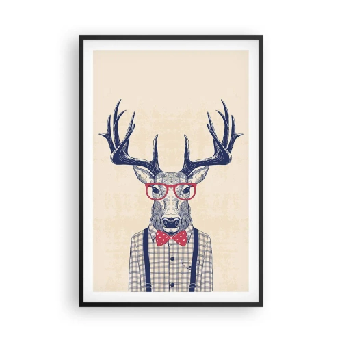 Affisch i svart ram - Rolig extravagans - 61x91 cm