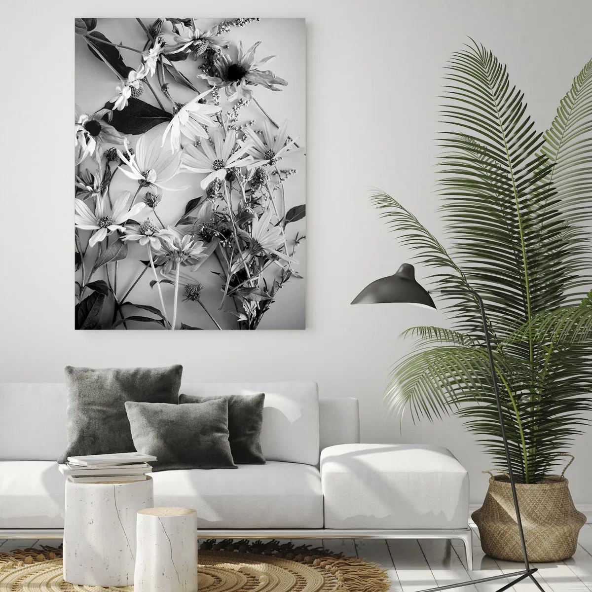Glastavla - Bild på glas - Icke-blombukett - 50x70 cm