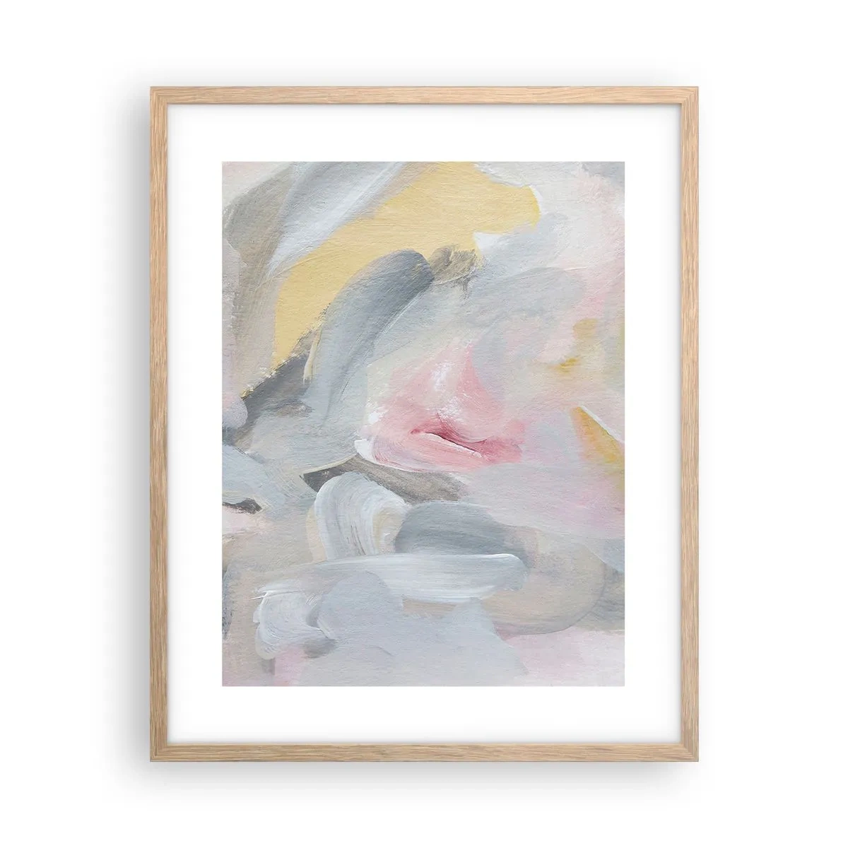Affisch i ram av ljusek - I en pastellfärgad värld - 40x50 cm
