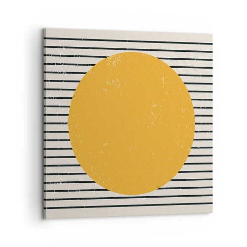 Canvastavla - Bild på duk - Enkelhetens kraft - 60x60 cm