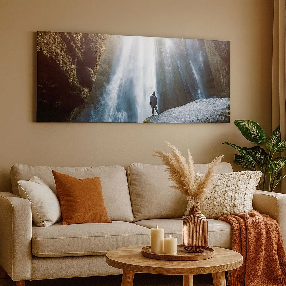 Canvastavla - Bild på duk - Proportioner återställs - 100x40 cm