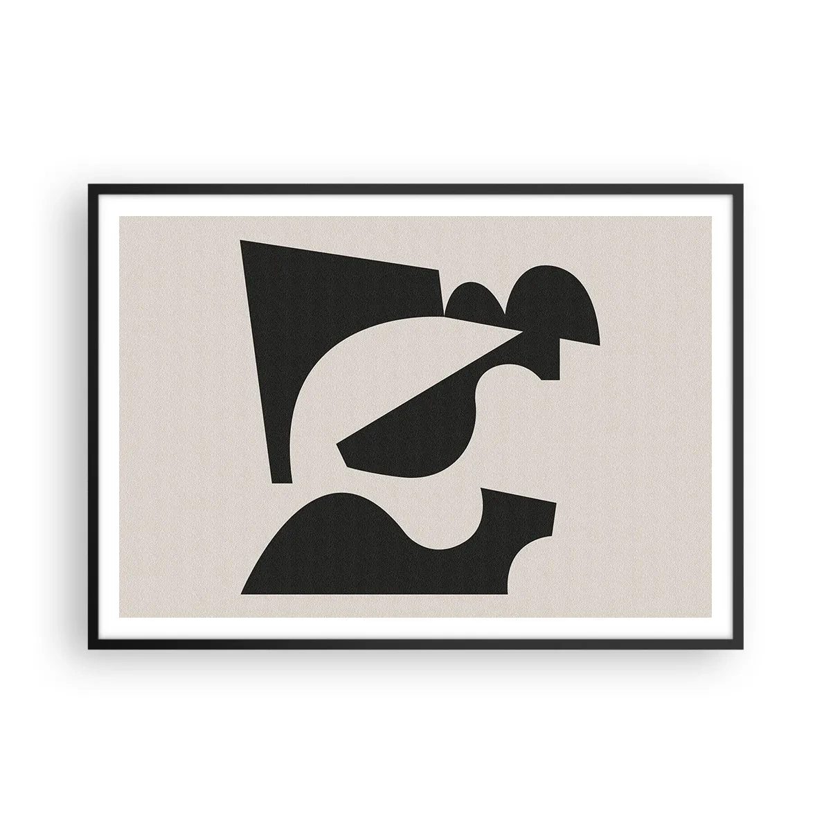 Affisch i svart ram - För självmontering - 100x70 cm