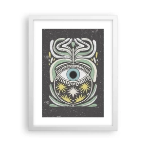 Affisch i vit ram - Stamritualer - 30x40 cm