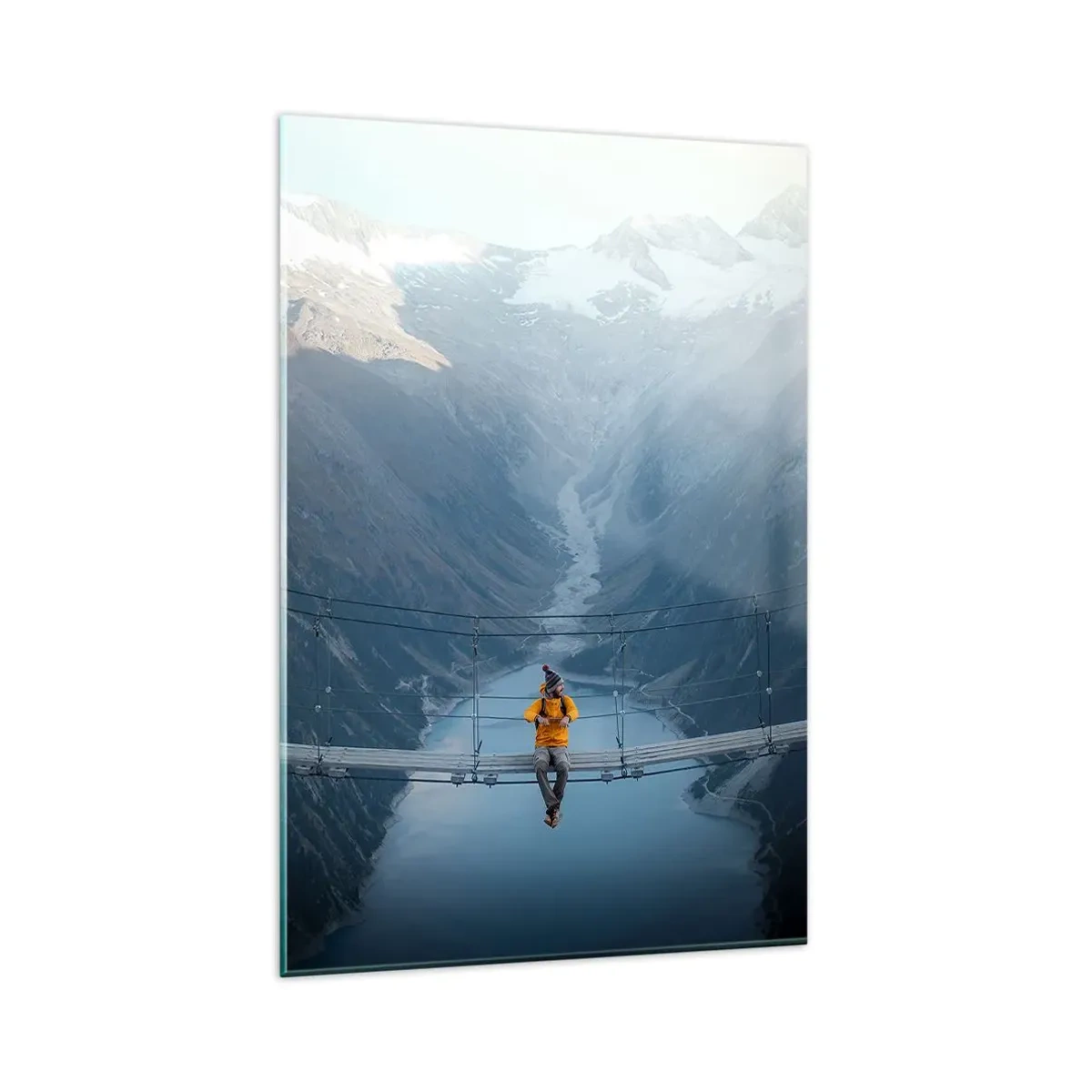 Glastavla - Bild på glas - Beundran i upphängt läge - 80x120 cm