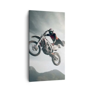 Canvastavla - Bild på duk - No risk, no fun - 45x80 cm
