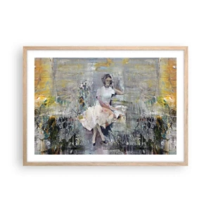 Affisch i ram av ljusek - Klassisk och modern - 70x50 cm