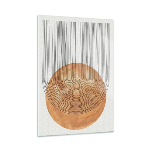 Glastavla - Bild på glas - En solig komposition - 50x70 cm