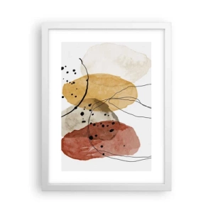 Affisch i vit ram - Lätta och transparenta som luften - 30x40 cm