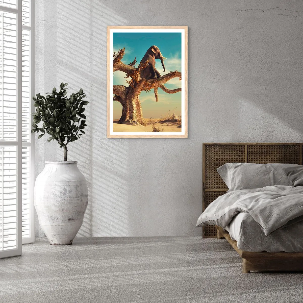 Affisch i ram av ljusek - Ny synvinkel - 61x91 cm