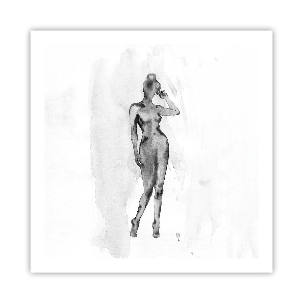 Affisch - En studie om kvinnlighetens perfektion - 60x60 cm