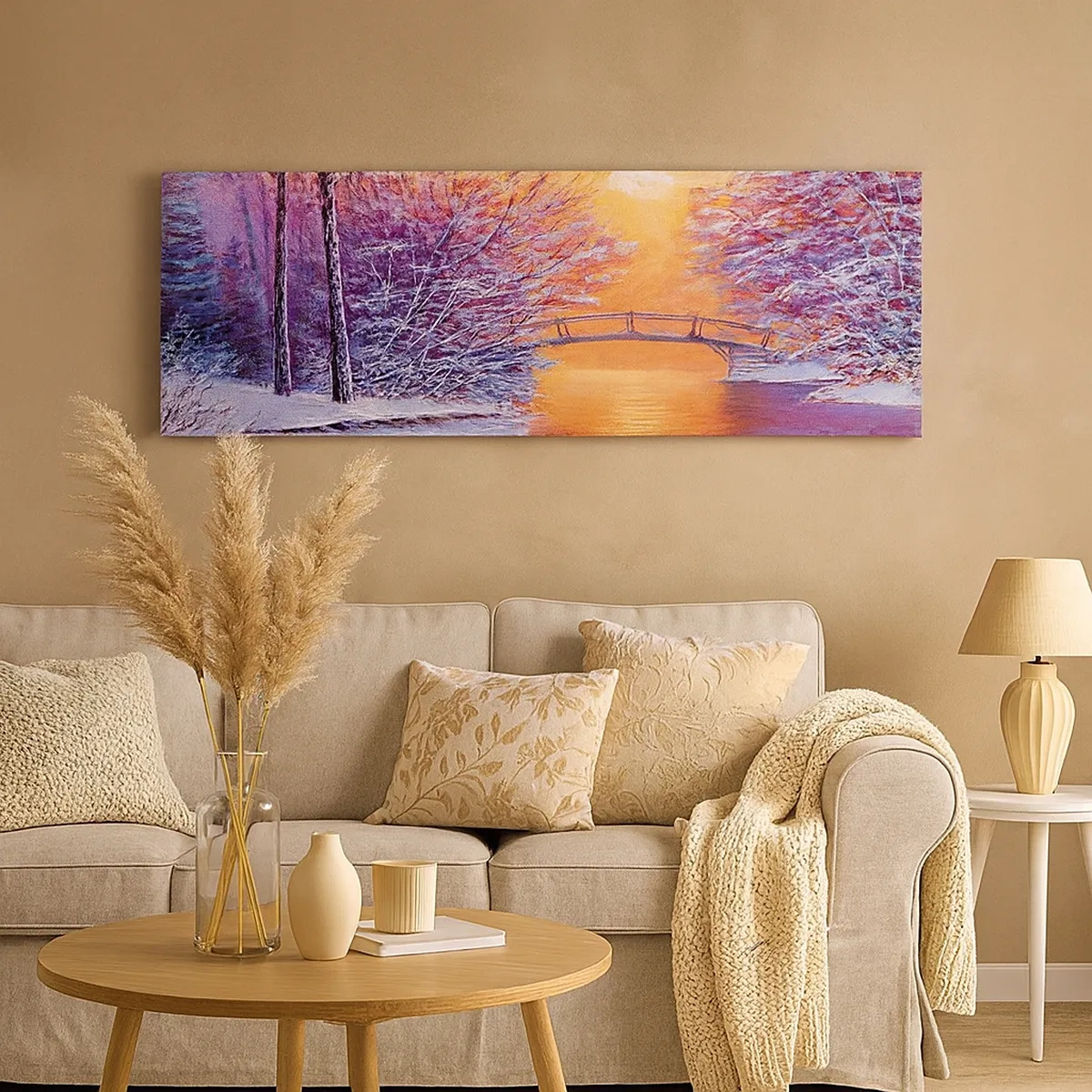 Canvastavla - Bild på duk - Låt oss mötas här - 30x30 cm