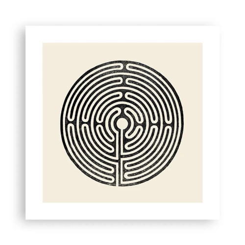 Affisch - Mystisk ordning - 40x40 cm