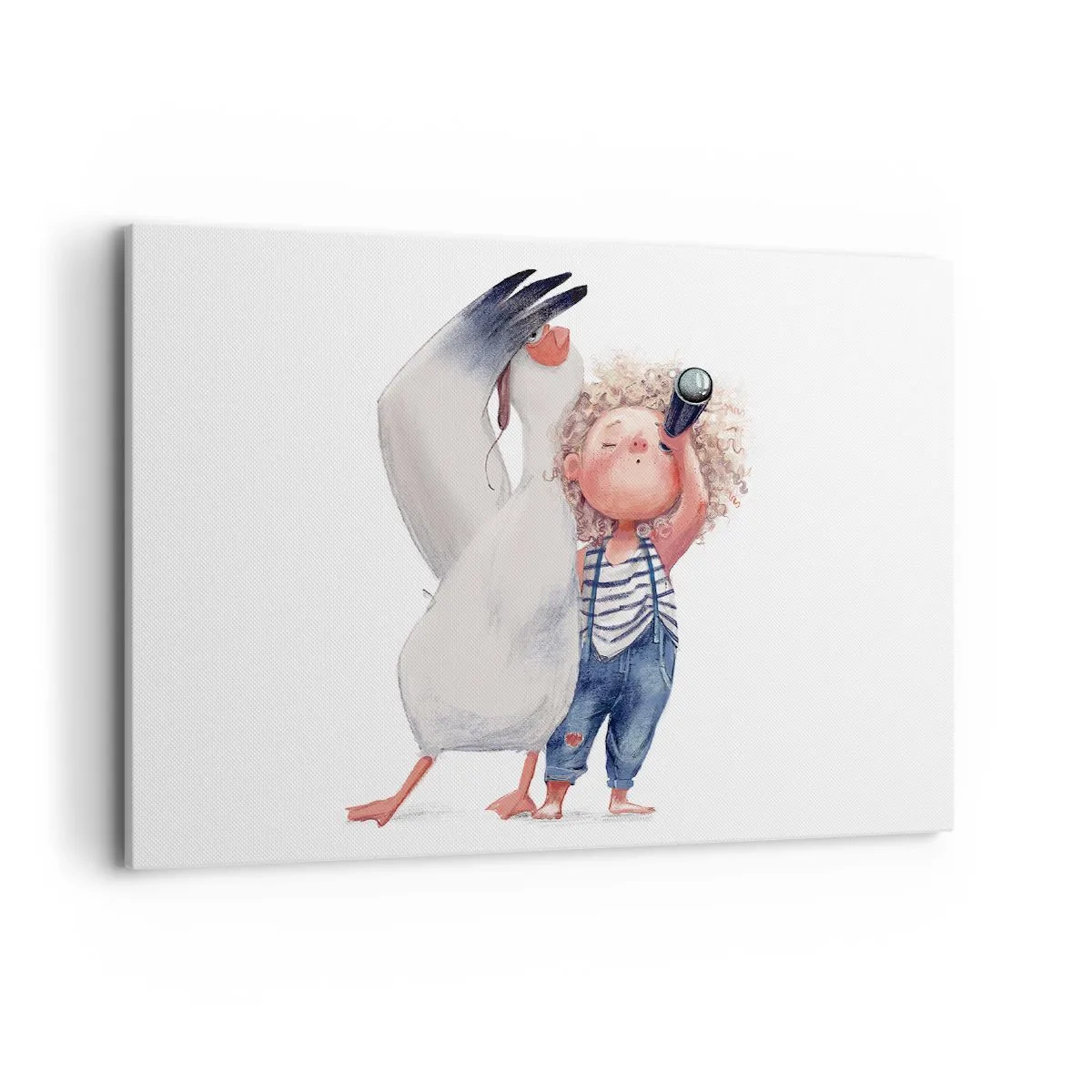 Canvastavla - Bild på duk - Stora resans plan - 100x70 cm