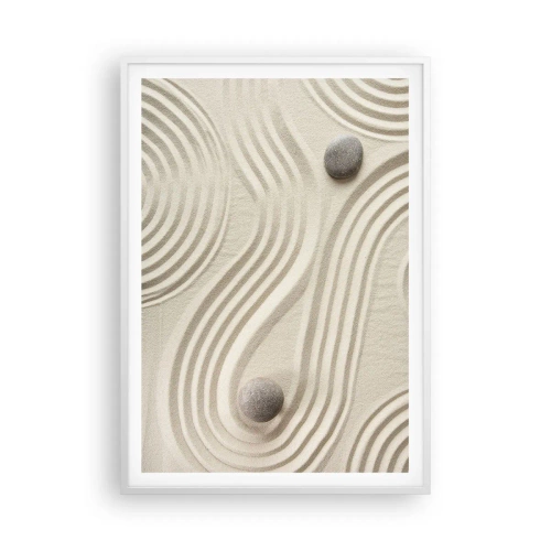 Affisch i vit ram - Värmens beröring - 70x100 cm