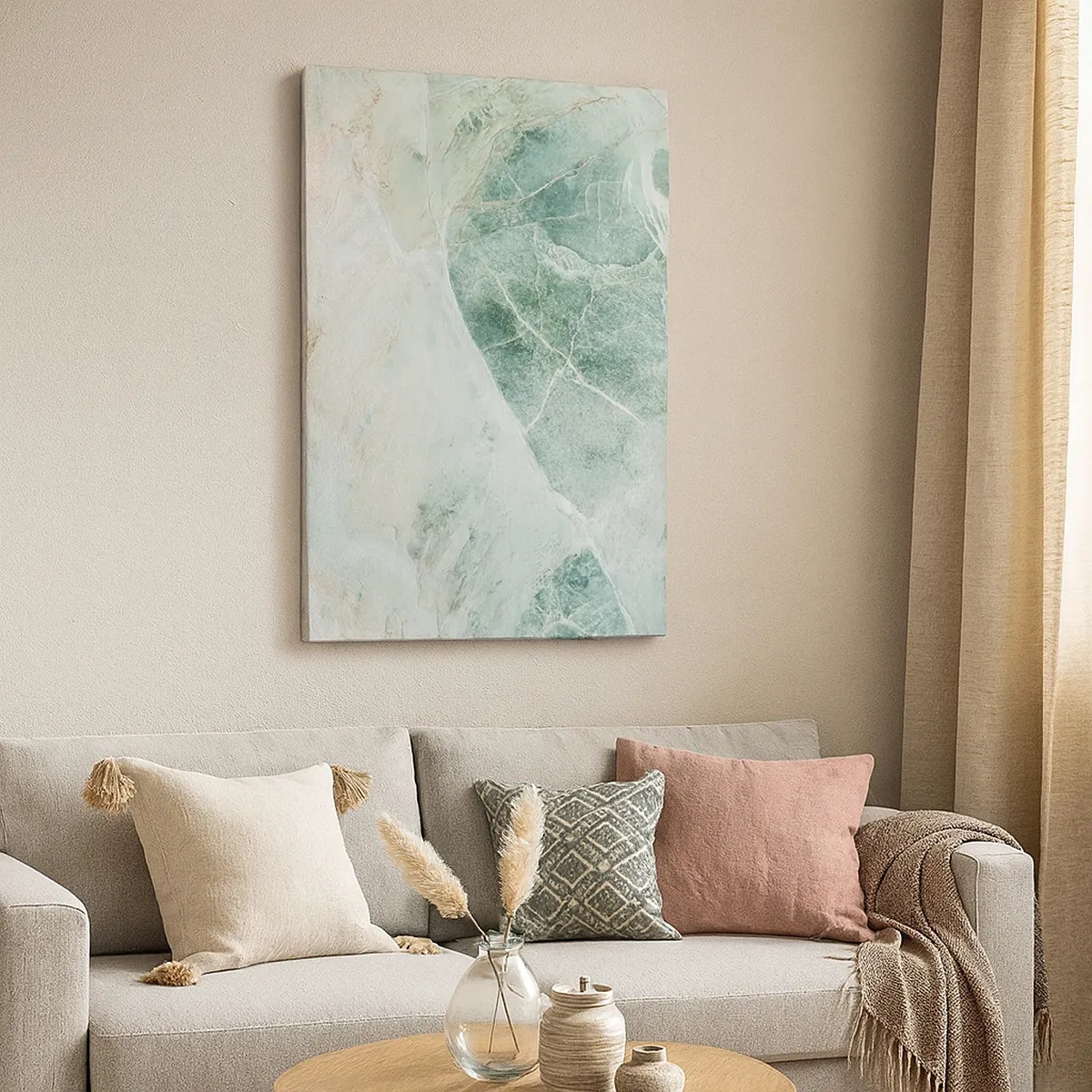 Canvastavla - Bild på duk - Stenens ädla svalka - 50x70 cm