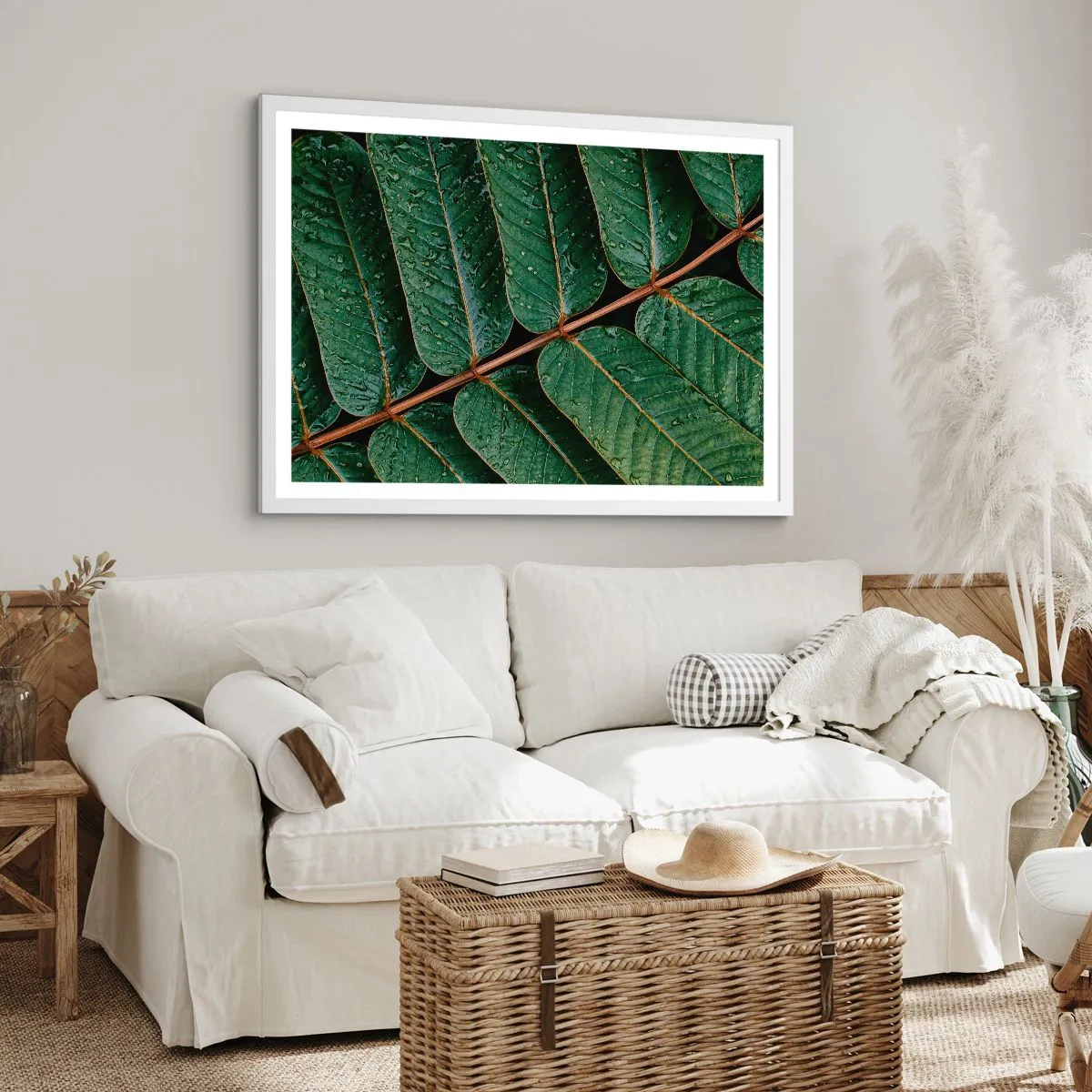 Affisch i vit ram - I den gröna rytmen - 70x50 cm