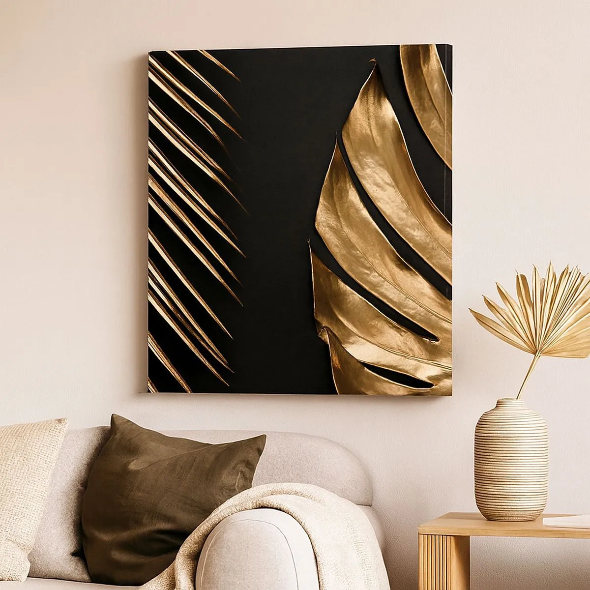 Canvastavla - Bild på duk - Olika men lika dyra - 30x30 cm