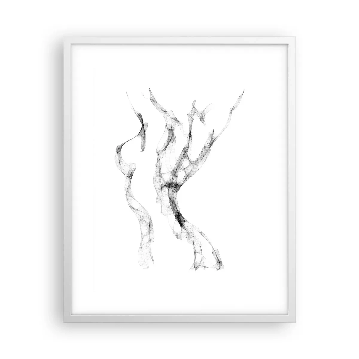 Affisch i vit ram - Vacker och stark - 40x50 cm