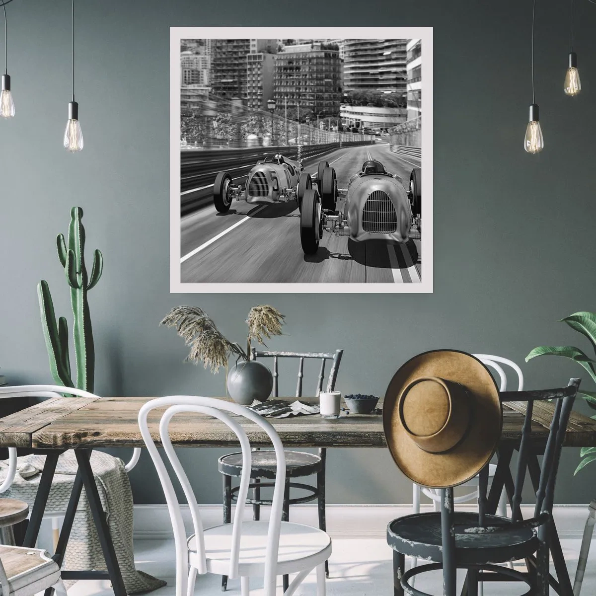 Affisch - För länge sedan i Monte Carlo - 60x60 cm