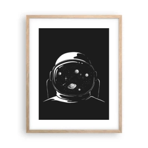 Affisch i ram av ljusek - Fin utsikt - 40x50 cm