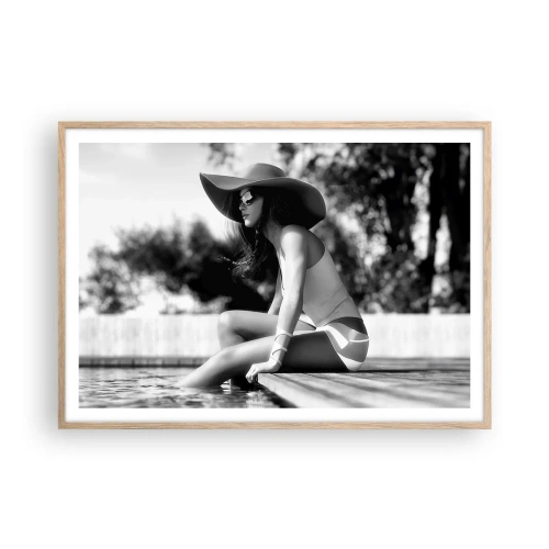 Affisch i ram av ljusek - En sommardröm - 100x70 cm