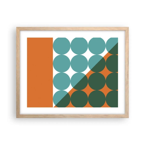 Affisch i ram av ljusek - Uppåt och på diagonalen - 50x40 cm