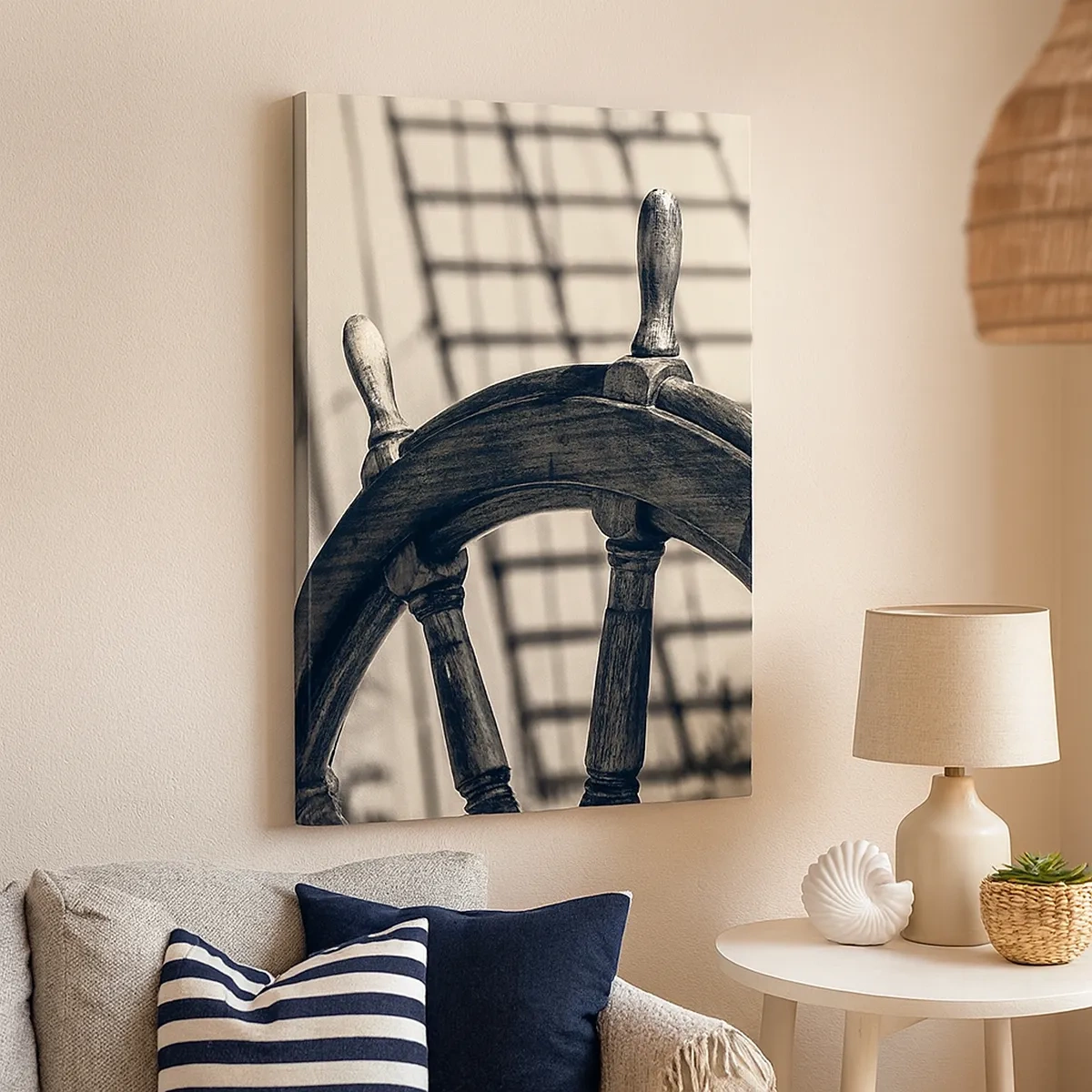 Canvastavla - Bild på duk - Marina berättelser - 50x70 cm